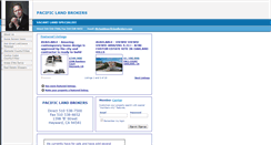 Desktop Screenshot of pacificlandbrokers.com